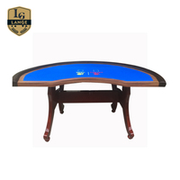 Table de jeu à LED de 84 pouces, disposition personnalisée, Table de Poker avec mélangeur de cartes