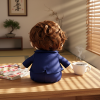 Ours en peluche super doux personnalisé à partir d'un dessin, fabricant OEM, animal en peluche personnalisé avec fonction anti-stress