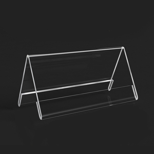 Rõ ràng Acrylic nhãn tên Lều chủ sở hữu V hình dấu hiệu hiển thị cho văn phòng bàn bảng đầu Đăng sự kiện kinh doanh lớp học Tên tấm - Product Image 3