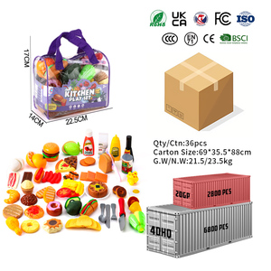 Fingere di giocare in età prescolare bambini in miniatura taglio cibo Set <span class=keywords><strong>cucina</strong></span> <span class=keywords><strong>e</strong></span> cibo giocattoli per ragazze - Product Image 6