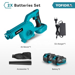 <span class=keywords><strong>Souffleur</strong></span> électrique sans balais 6 vitesses réglables sans fil DIY Feuilles mortes/neige Balayeuse de jardin 1000W 6m/min pour <span class=keywords><strong>Makita</strong></span> <span class=keywords><strong>18V</strong></span> - Product Image 2