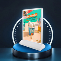 Boîte à lumière mince de bureau A4 A5 Boîte à lumière double face mobile sans fil rechargeable Panneaux d'affichage magnétiques électroluminescents
