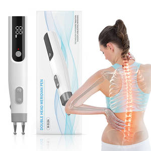 NUEVO Lápiz de Masaje Corporal con Diseño de Doble Punta para Alivio del Dolor, Estimulación de Puntos de Presión, Vibración Inteligente y Pantalla Digital para el Cuidado de los Meridianos - Product Image 1