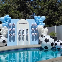 Ballon de football gonflable géant en PVC personnalisé avec logo pour publicité extérieure, modèle de ballon de football, couleur personnalisée pour la décoration d'événements