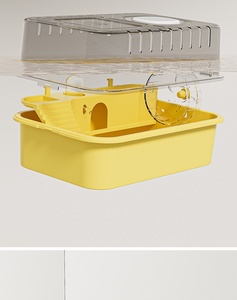 새로운 모델 플라스틱 햄스터 케이지 골든 햄스터 실내 성 스타일 채광창 개방형 내구성 완벽 패키지 사계절용 - Product Image 6