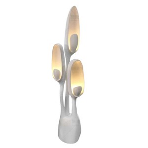 Lampadaire minimaliste nordique avec source de lumière LED et interrupteur, idéal pour salon, chambre, bureau, maison, design artistique - Product Image 4