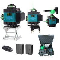 Niveau laser 360° Chine, niveau laser professionnel à faisceau, 16 lignes, niveaux laser rotatifs 4D, mode intérieur, trépied