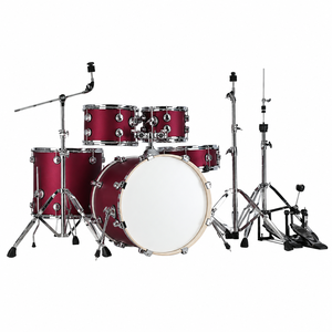 Set Completo <span class=keywords><strong>di</strong></span> Batteria Personalizzabile Premium a 5 Pezzi per Principianti, Strumenti a Percussione per Formazione Musicale Scolastica, Cerchi in Metallo Pressofuso - Product Image 2