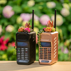 Pot de <span class=keywords><strong>fleur</strong></span> succulent moderne traditionnel en forme de téléphone portable ornement de jardin rétro pour balcon paysage de bureau verdure - Product Image 2
