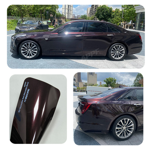 Vinilo Adhesivo para Autos, Color Rojo Brillante, Anti-rayones, Vinilo para Mascotas, Película de Cambio de Color Premium, Adhesivo para Autos - Product Image 1