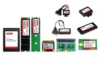 M.2 2242 SATA SSD 64GB SLC daya rendah <3.3W Wear Leveling BCH ECC