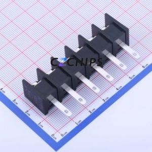 KF55H-10.0-6P Barrier Terminal Block Through hole Component (THT),P=10mm Connector Two Sides 10mm 1x6P Straight Pin - Product Image 2