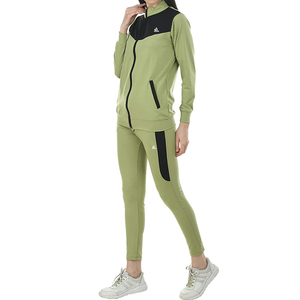 100% coton dames survêtement zippé meilleur matériel goutte épaule haute qualité mode femmes vêtements hiver solide poids lourd - Product Image 3