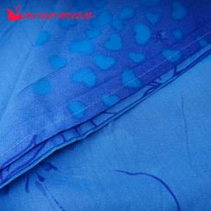 Ropa de cama de sábana superf <span class=keywords><strong>Iber</strong></span> con estampado floral azul personalizado al por mayor - Product Image 3