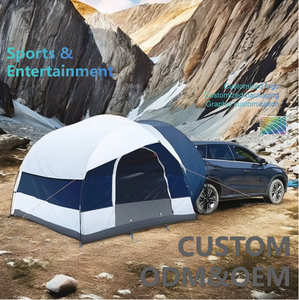 Toldo Retráctil Plegable para 2 Personas, 190T PU 2000MM, Marco de Fibra de Vidrio, Estilo Pop-Up, para Estacionamiento de Autos, Garaje, Campamento al Aire Libre - Product Image 1