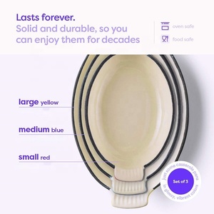 Набор из эмалированной чугунной формы для выпечки и выпечки с антипригарным покрытием - Product Image 4