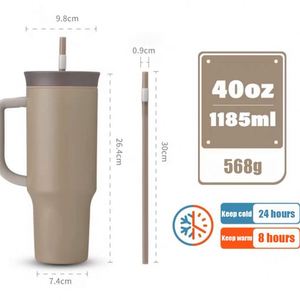 แก้วกาแฟสแตนเลส 304 เก็บความร้อน-เย็น พร้อมฝาและหลอด พิมพ์ลายตามสั่ง รับทำโลโก้ ของขวัญสำหรับงานอีเว้นท์ ลดราคาพิเศษ - Product Image 3