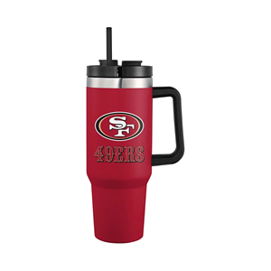 Baltimore Ravens Logo personalizzato 32 squadra doppia parete in acciaio inox vuoto isolato tazza da viaggio tazza per auto 40 oz XL <span class=keywords><strong>Tumbler</strong></span> - Product Image 4