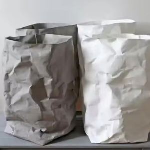 Bolsa de papel Kraft reutilizable reciclada personalizada Baoren, organizador de estilo plegable lavable para almacenamiento de ropa de viaje - Product Image 5