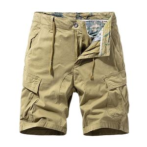 Venta al por mayor Poliéster Chino Ligero Atlético Deportes Suave 4 Way Stretch Elástico Cintura Slim-Fit Golf Shorts para hombres - Product Image 5