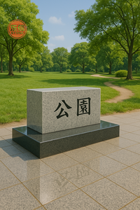 Đá granit máy tính bảng thanh lịch bia mộ và tượng đài cho các thiết lập công viên - Product Image 2