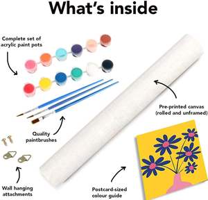 Kits de <span class=keywords><strong>peinture</strong></span> par numéros pour adultes bricolage tournesol éléphant <span class=keywords><strong>peinture</strong></span> <span class=keywords><strong>acrylique</strong></span> à l'huile facile par numéros Arts artisanat pour la décoration murale de la maison - Product Image 6