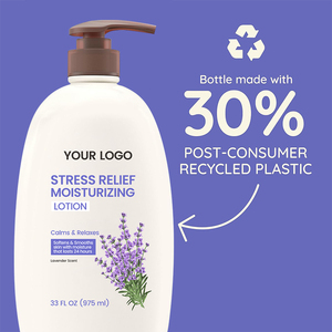 Lotion corporelle à la lavande biologique avec beurre de karité et huiles végétaliennes Acide hyaluronique Apaisant Hydratation nocturne <span class=keywords><strong>pour</strong></span> peaux sèches Soulagement du stress - Product Image 4