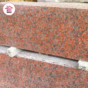 Çin granit G562 kırmızı renkli granit fayans 60x60 granit kaplama