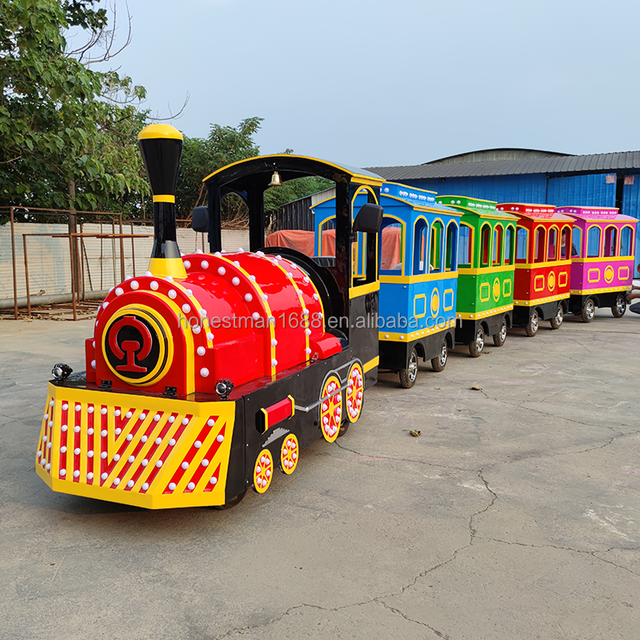Adults Indoor Tourist Train Amusement Electric in the Mall Fun Trackless Train Rides for Kids Outdoor