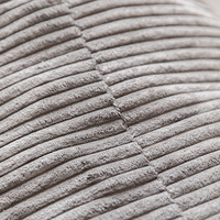 2025 nouveau velours côtelé tissu intérieur Pouf ensemble doux pouf mousse remplissage asiatique confortable étanche pour hiver salon chaud déco