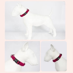 OEM personalizado de alta resistencia reflectante suave de neopreno acolchado ajustable fabricante del Reino Unido fuerte Nylon perro Collar de plomo para perros grandes - Product Image 5