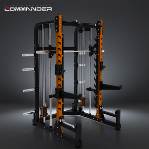 เครื่องออกกำลังกายแบบสมิธแมชชีนสำหรับยิมเชิงพาณิชย์ อุปกรณ์ฟิตเนสสำหรับการสร้างกล้ามเนื้อ แร็คสควอทอเนกประสงค์ เครื่องฝึกฟังก์ชันนอล รุ่นคอมมานเดอร์ - Product Image 5