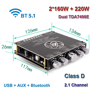 <span class=keywords><strong>TPA3251</strong></span> สำหรับบอร์ดแอมพลิฟายเออร์บลูทูธ โมดูล 220W*2+350W ซับวูฟเฟอร์ มากกว่า 7498E - Product Image 4