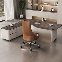 Ensemble de chaise de bureau de direction électrique réglable en hauteur, mobilier moderne de luxe léger pour superviseur, manager, président