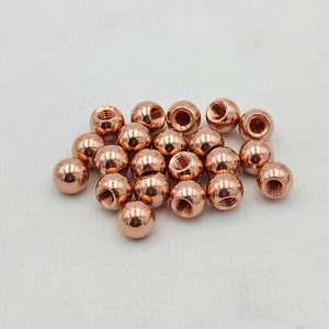 High Purity 99.9% Solid <strong>Copper</strong> Beads Inch Sizes For Tapping Drilling Electrical &amp; Precision Mechanical Manufacturing Equipment - Product Image 1