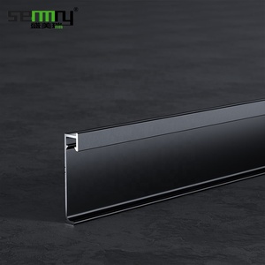 Mẫu Miễn Phí Hợp Kim Nhôm Ván Chân Tường Tường Sàn LED Ốp Chân Tường Bảng Nhôm Led Ván Chân Tường Chiếu Sáng Ốp Chân Tường Dẫn Đèn Sàn - Product Image 3