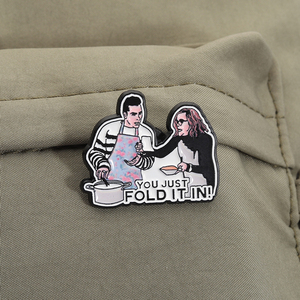Pin de Esmalte de la Serie Clásica Sitcom Fold in the Cheese, Solo Tú lo Dobles, Broche para Ropa, Insignia de Solapa, Joyería, Regalo, Venta al por Mayor - Product Image 3