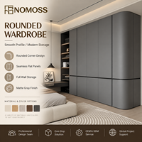 Armoire de chambre principale de haute qualité et armoire à vêtements autoportante en bois durable pour chambre à coucher et dressing