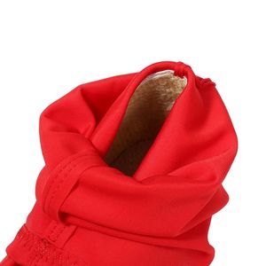 2021 stivali da donna <span class=keywords><strong>gialli</strong></span> elasticizzati con tacco alto 7cm stivaletti corti Lady Combat Kitten <span class=keywords><strong>tacchi</strong></span> bassi Fetish Stripper scarpe blu - Product Image 4