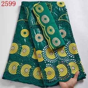Tissu <span class=keywords><strong>Bazin</strong></span> Riche Africain pour Broderie de Dentelle de Dubaï, Tissu de Dentelle <span class=keywords><strong>Bazin</strong></span> Africain Nigérian <span class=keywords><strong>2021</strong></span> 2599 - Product Image 4