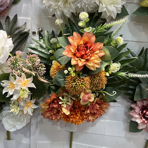 Nuevo <span class=keywords><strong>Arreglo</strong></span> <span class=keywords><strong>Floral</strong></span> Artificial Grande Estilo Abanico 2026, No se Desvanece, para Uso en Exteriores en Tumbas y Cementerios Conmemorativos - Product Image 3