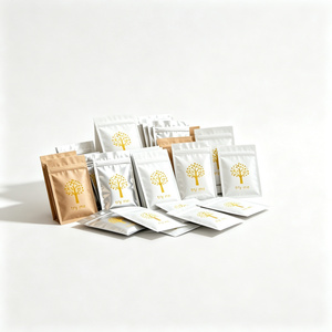 Bolsas de Papel Kraft Biodegradables, Bolsa Plana Sellada por Tres Lados, Tamaño Pequeño, para Envasado de Muestras de Cosméticos - Product Image 3