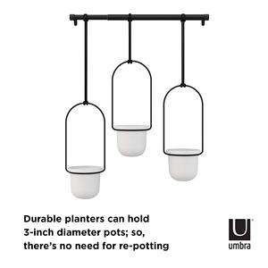 Jardinières suspendues <span class=keywords><strong>pour</strong></span> plantes d'intérieur, crochets, cordes, <span class=keywords><strong>support</strong></span> <span class=keywords><strong>mural</strong></span>/plafond en métal minimaliste et durable <span class=keywords><strong>pour</strong></span> la maison - Product Image 5