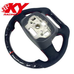 Volant sport personnalisé en fibre de carbone forgée et suède pour Chevrolet Sierra 1500 Denali Silverado Pickup LT Z71 LTZ GMC - Product Image 3
