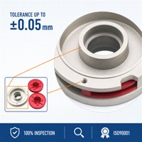 Pièces de robot personnalisées par usinage CNC, brochage, électroérosion à fil, perçage, acier inoxydable/laiton/aluminium/bronze, tolérance de 0,01 mm