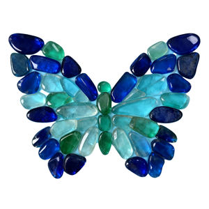 Onregelmatige Heldere Zee Glazen Stenen Voor <span class=keywords><strong>Aquarium</strong></span> <span class=keywords><strong>Aquarium</strong></span> <span class=keywords><strong>Aquarium</strong></span> Bodem Filler Vaas Decoratie Home Decor Appartement Gebruik Solide Structuur - Product Image 3