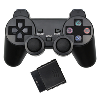Manette de jeu sans fil FuYuanXin pour PS2, contrôleur 2,4 GHz, joystick à vibration, console
