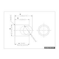 Connecteur à broches à ressort plaqué or 3μ pour chargeur de montre intelligente et écouteurs TWS