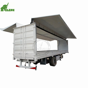 Ailes hydrauliques d'<span class=keywords><strong>aile</strong></span> Van Trailer Wings Open Cargo Truck Trailers for Sales - Product Image 5
