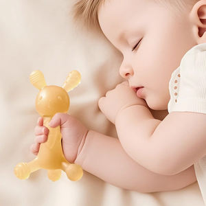 Jouets <span class=keywords><strong>de</strong></span> <span class=keywords><strong>dentition</strong></span> pour bébés sans BPA, adaptés au congélateur, pour nouveau-nés et nourrissons, jouets <span class=keywords><strong>de</strong></span> <span class=keywords><strong>dentition</strong></span> en silicone souples pour bébés et tout-petits, unisexe, vente en gros - Product Image 2